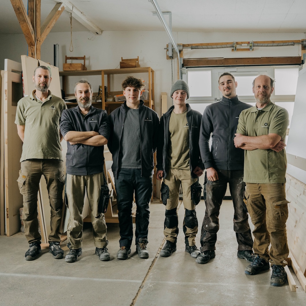 Das Team von Fensterbank Werk im Meisterbetrieb.