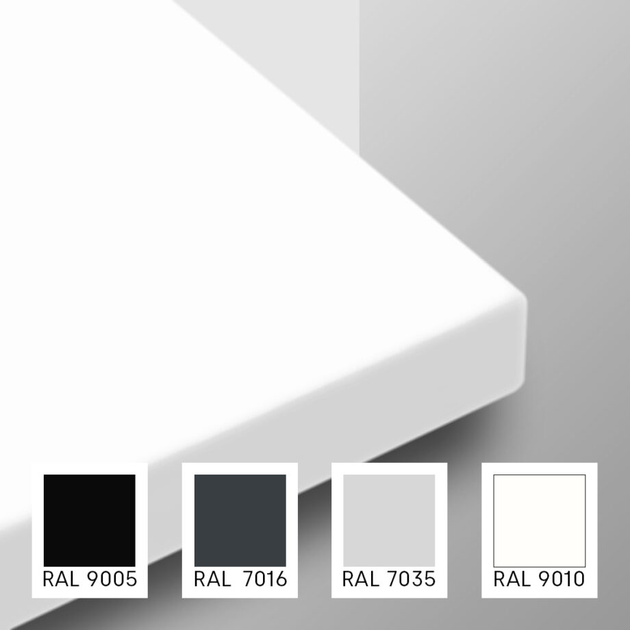 Fensterbank aus Holz nach Maß in RAL7016, RAL 9005, RAL 7035, RAL 9010