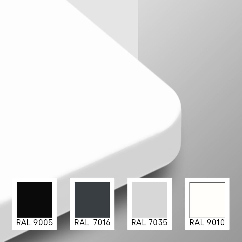 Fensterbank aus Holz nach Maß in RAL7016, RAL 9005, RAL 7035, RAL 9010